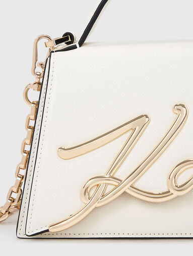 K/SIGNATURE 2.0 crossbody bag in leather  - 4