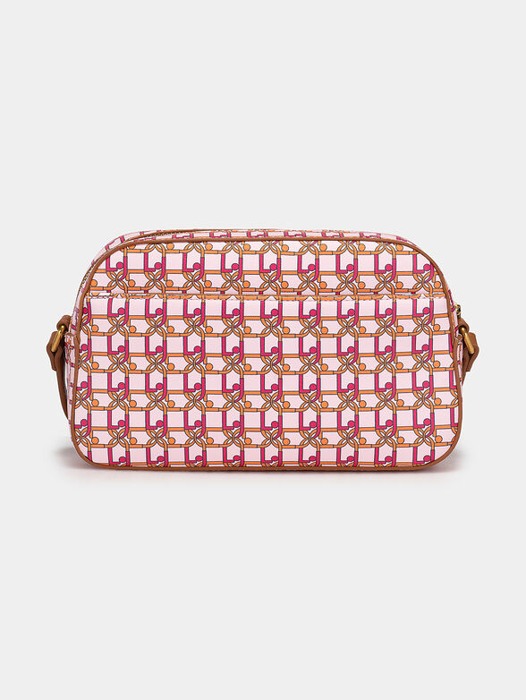 Crossbody bag with logo print and a scarf - 4