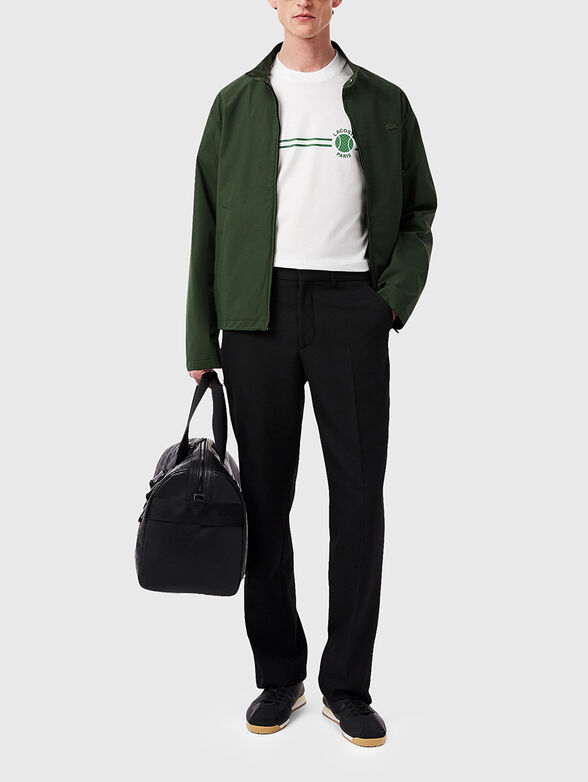 Cotton T-shirt in dark blue - 2