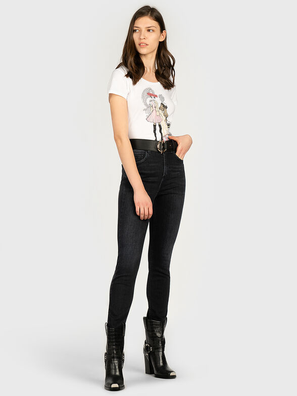Slim jeans with high waist - 4
