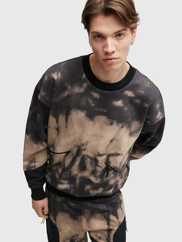 DAUTUMNAS sweatshirt with print and zippers - 4