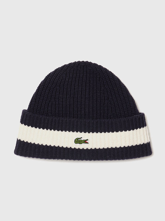 Wool logo beanie - 1
