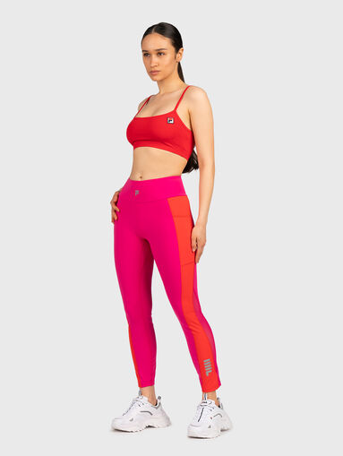 REDON sports leggings in fuxia - 5