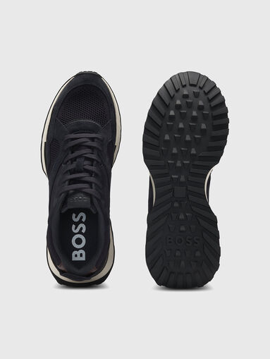 JONAH textile and suede sneakers - 5