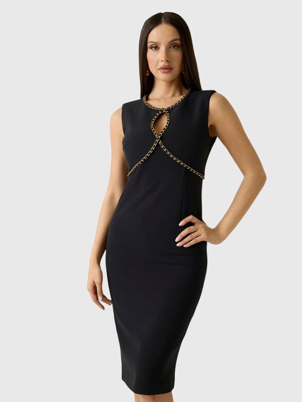 Black crepe dress - 1