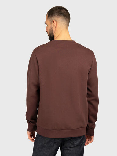 C-SHARPE oval neck sweatshirt in black - 3
