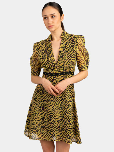 Dress with animal print - 1