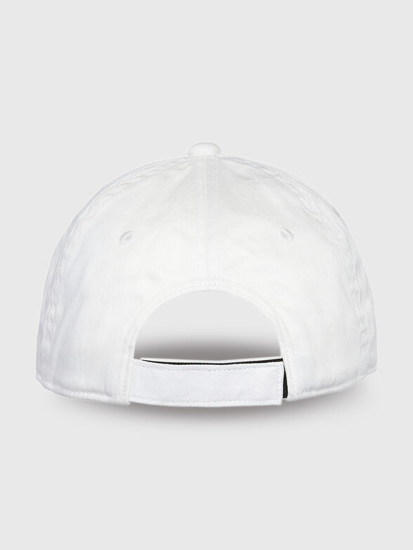 White hat with embossed logo - 2
