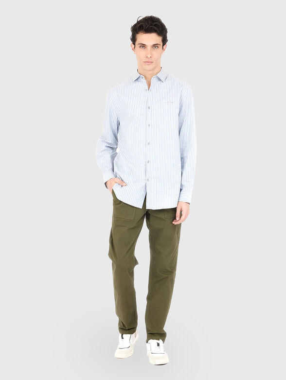 Cotton shirt with logo - 1