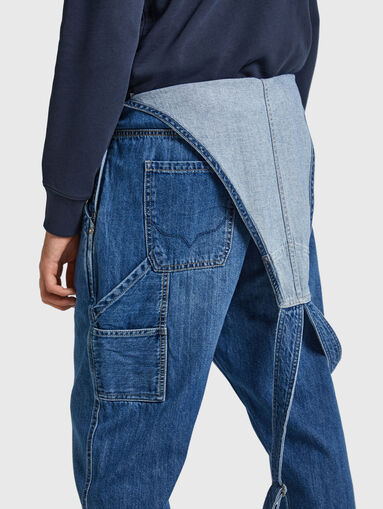 DOUGIE UTILITY denim overalls - 3