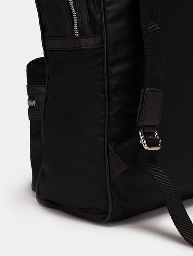 Black backpack with logo detail - 6