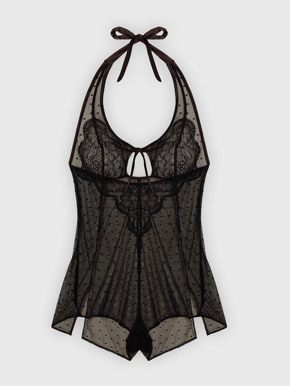 BELLATRIX nightgown with translucent effect - 4