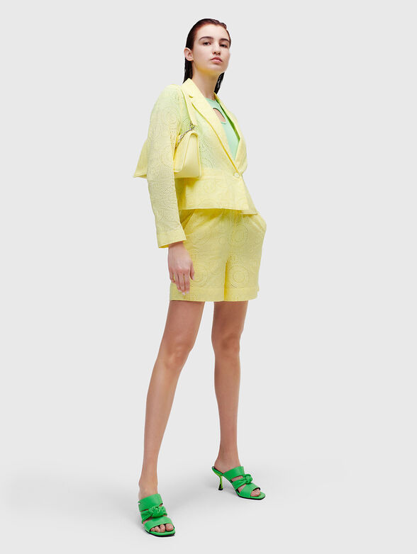 ANGLAISE white blazer with embroidery - 2