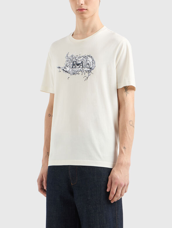 T-shirt with embroidery  - 1