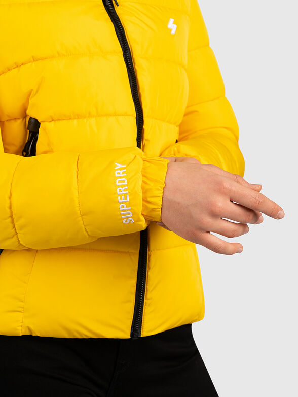 Hooded puffer jacket - 4