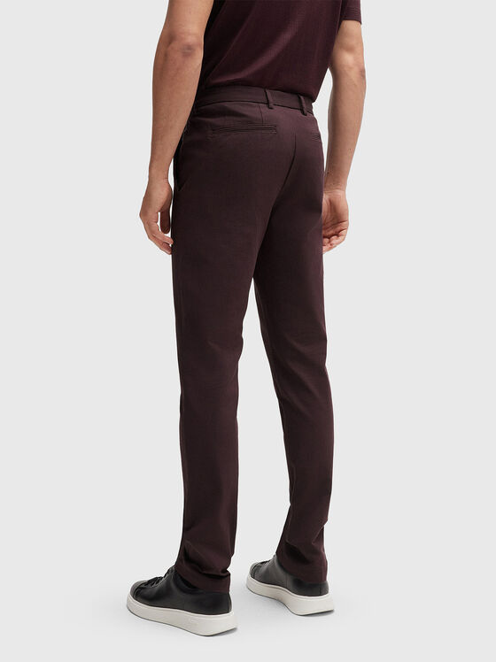 Панталон KAITO в цвят бордо - 2