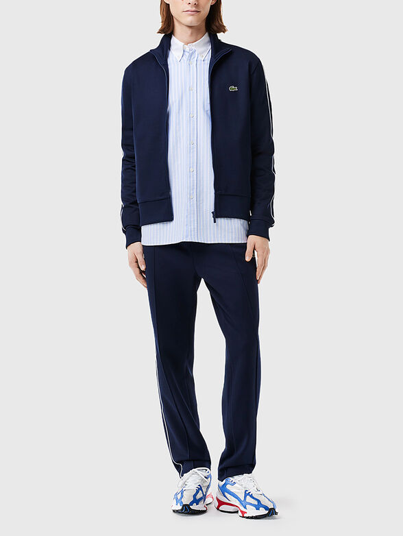 Sweatshirt with logo accent in black - 3