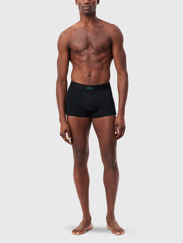 Set of three pairs of boxers with logo - 1