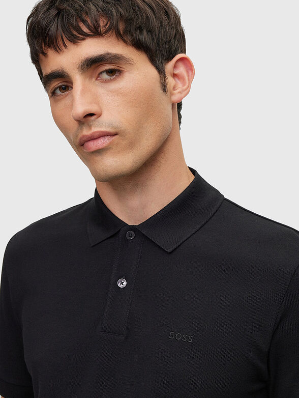 PALLAS polo shirt in black color - 4
