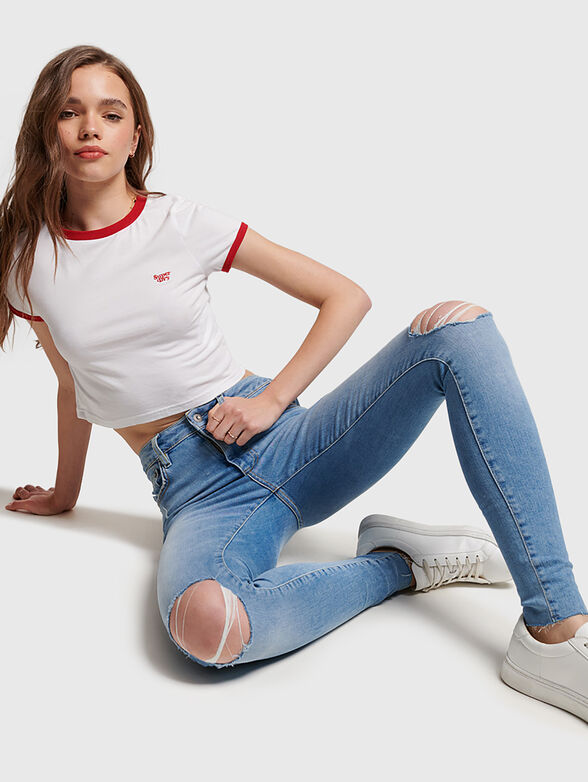 VINTAGE high waisted skinny jeans - 3