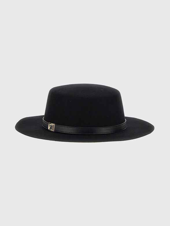 Fedora hat with logo accent - 2