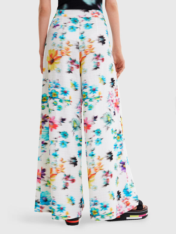 DANIELA trousers with floral accent - 2