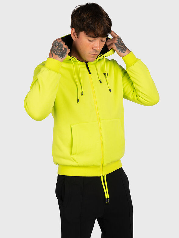 Reversible sports sweatshirt with hood - 2