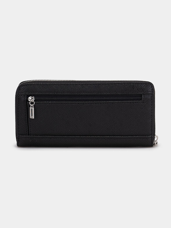 Black wallet with triangular logo - 2