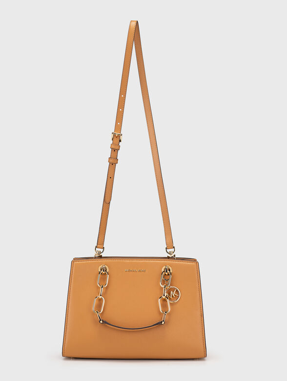 Beige leather bag - 2