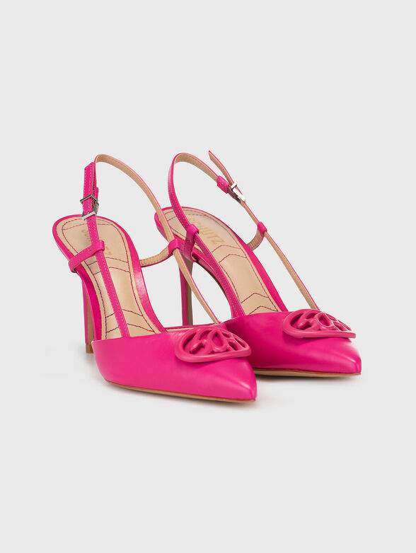 Nappa leather pumps with detail - 2