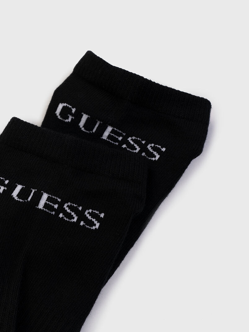 Set of 6 pairs of socks in black colour - 3