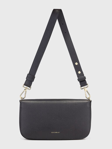 Leather bag with logo detail - 3