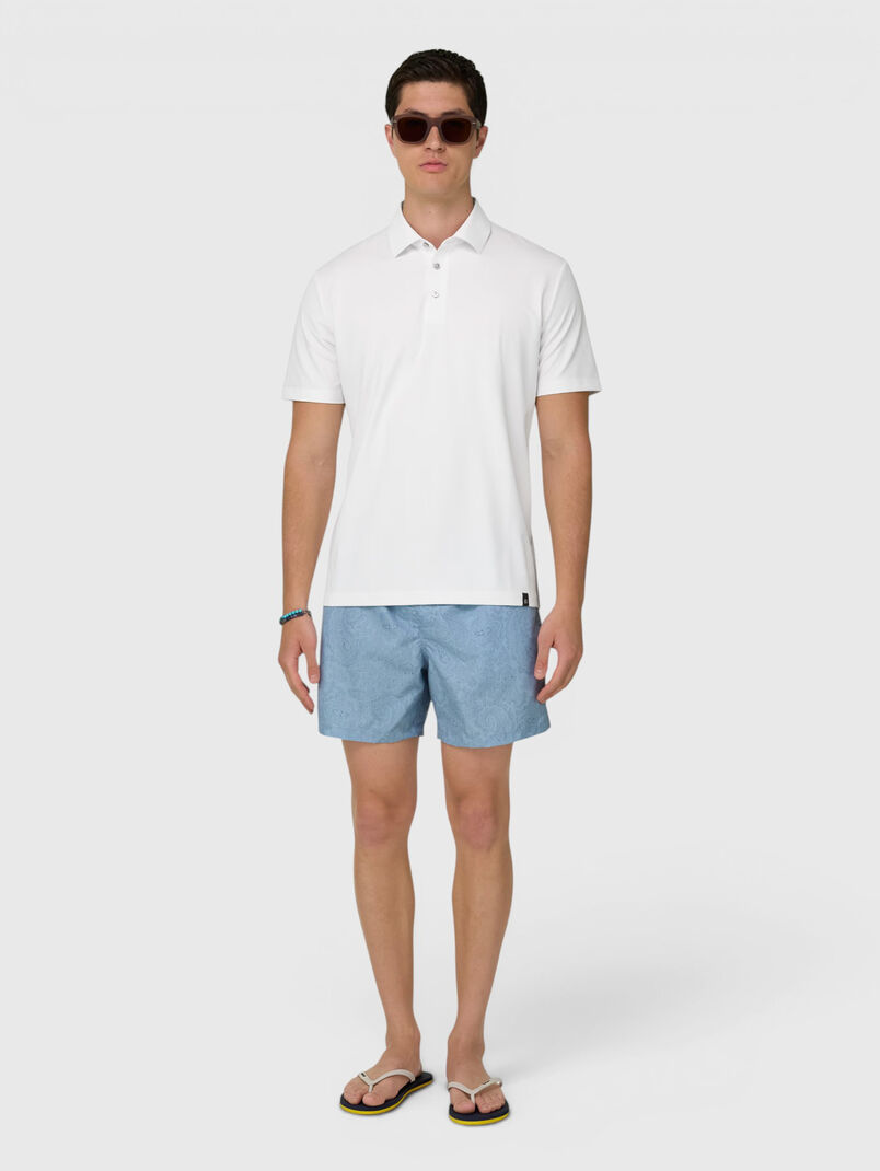 Blue beach shorts - 3