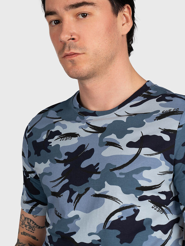 ELEAZAR T-shirt with camouflage motifs - 4