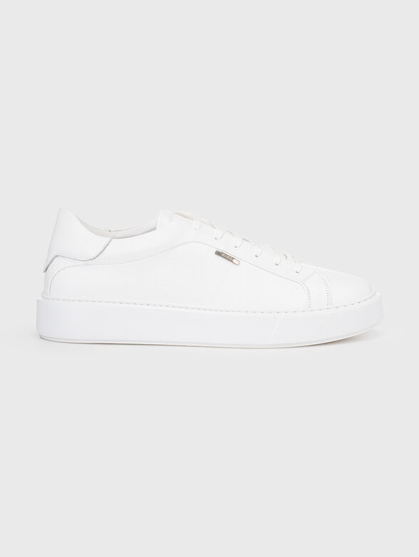 ARTEM black leather sneakers - 1