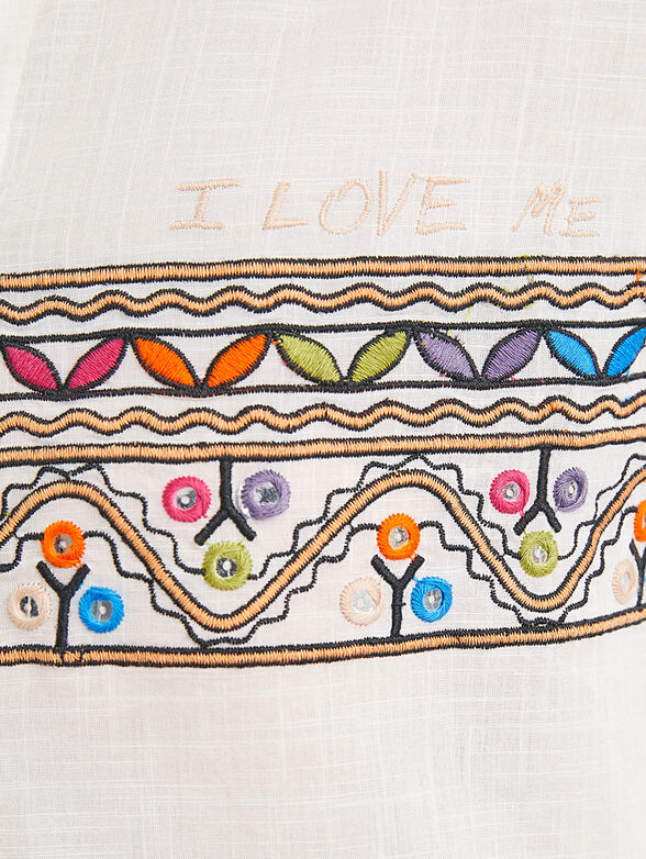ESTAMBUL white shirt with embroidery - 6