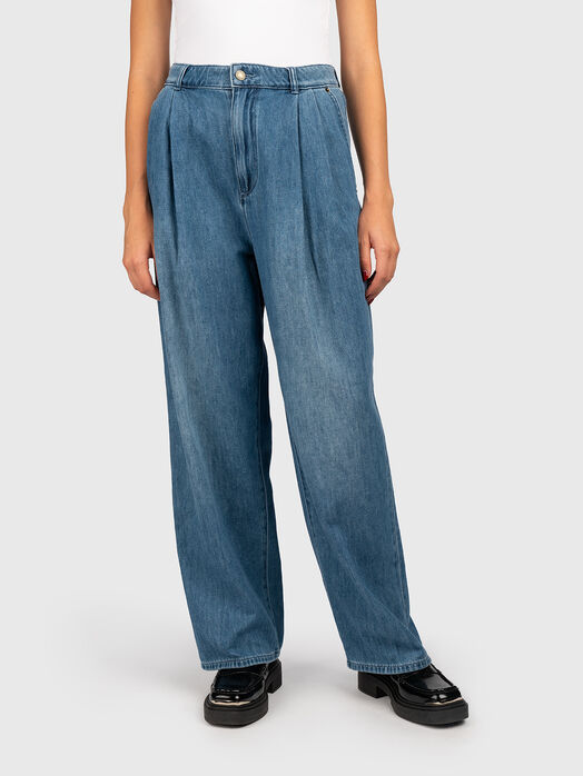 Jeans with washed effect