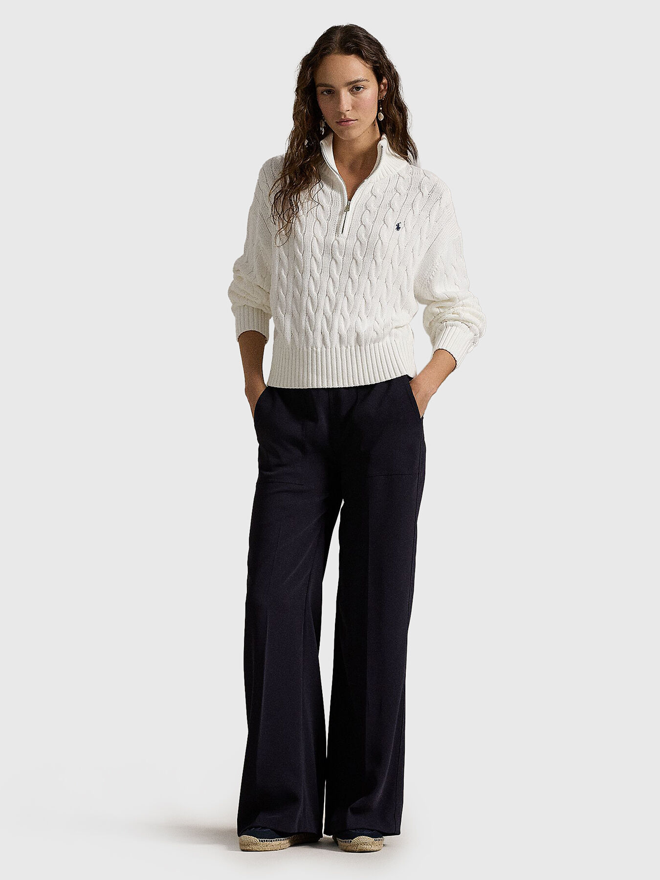 Polo Ralph Lauren 211959121001WHITE 関税送料込 donna-abbigliamento-camicie-