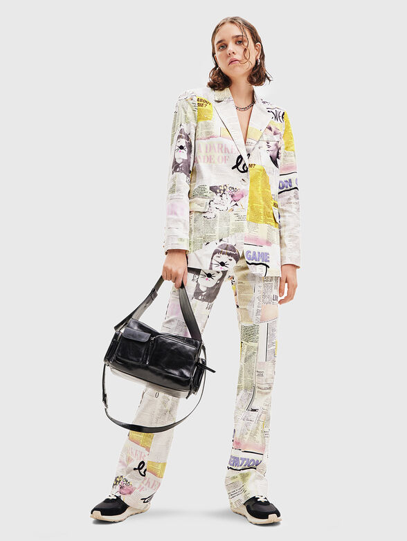 All over print blazer  - 2