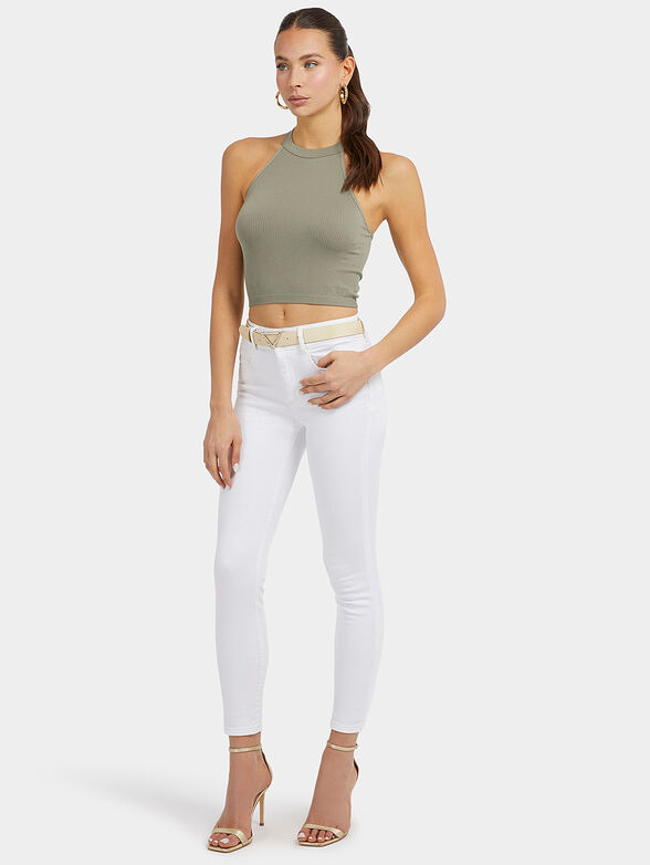 TORI black top with accent back - 2