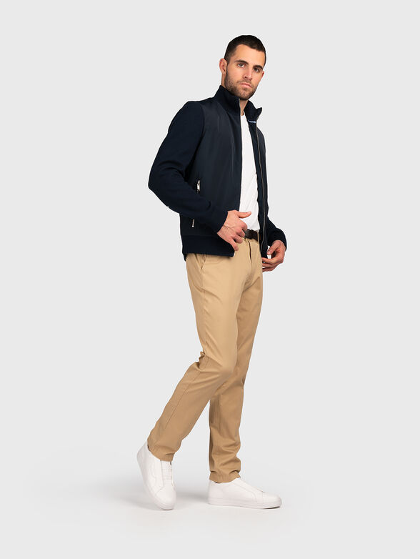 Chino pants in beige - 4