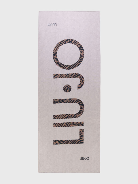 Scarf with logo print - 2