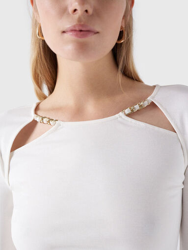 Blouse with metal detail - 5