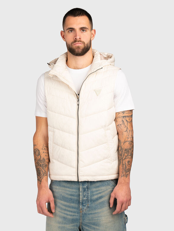 Black vest with triangular logo - 1