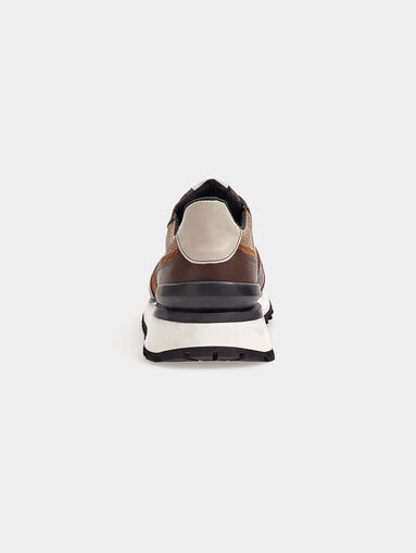 VARESE sports shoes in brown color - 3