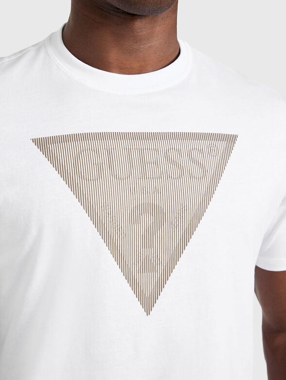T-shirt with triangular logo - 4