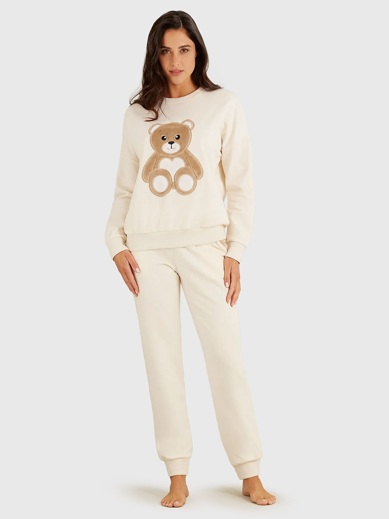TEDDY BEAR pyjamas with embossed applique brand YAMAMAY Globalbrandsstore en