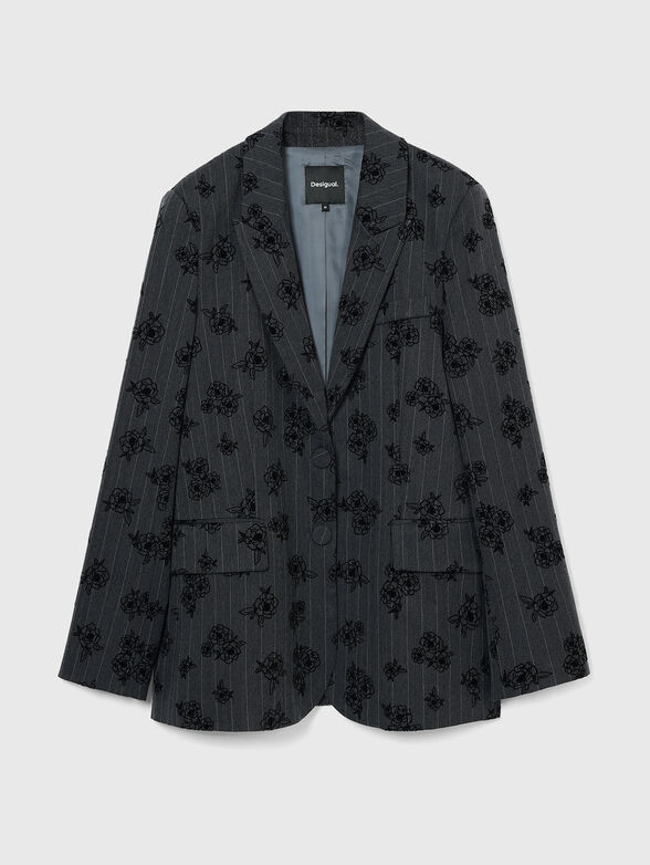 ZAGREZ jacket with floral print - 1