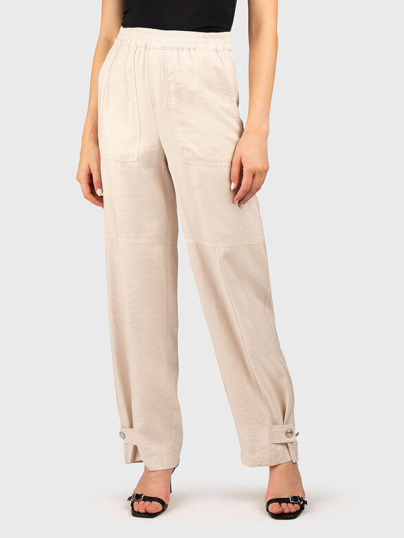 Trousers with adjustable hem - 1