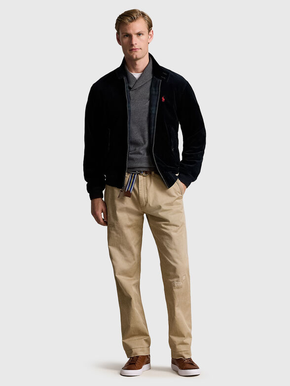 Sweater with embroidered logo  - 2